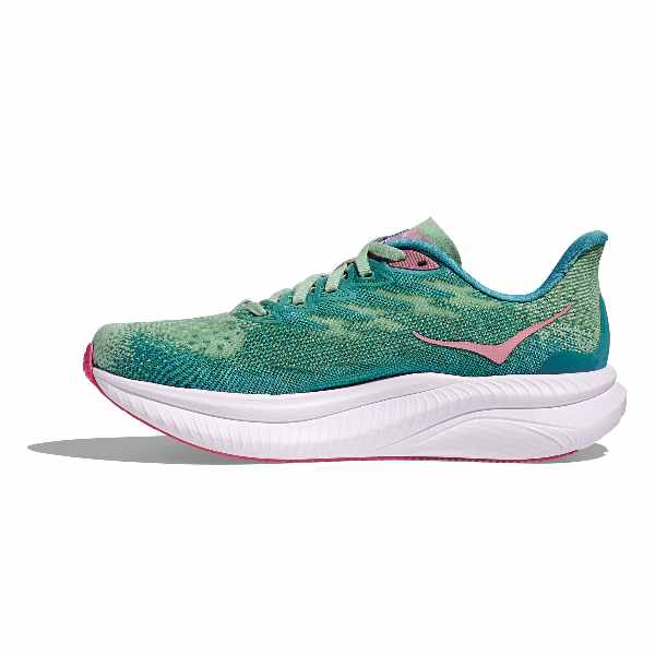 Hoka Mach 6 Jadeite Alpine Blue