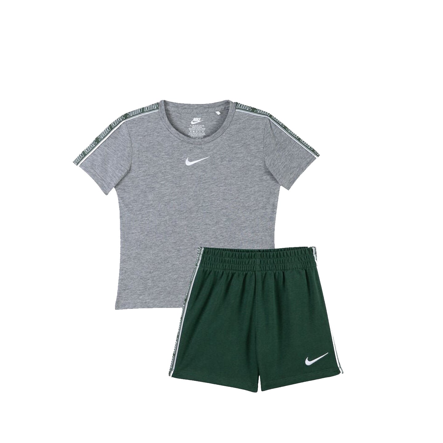 Nike NKN Poly Pack Knit Short Set - Fir