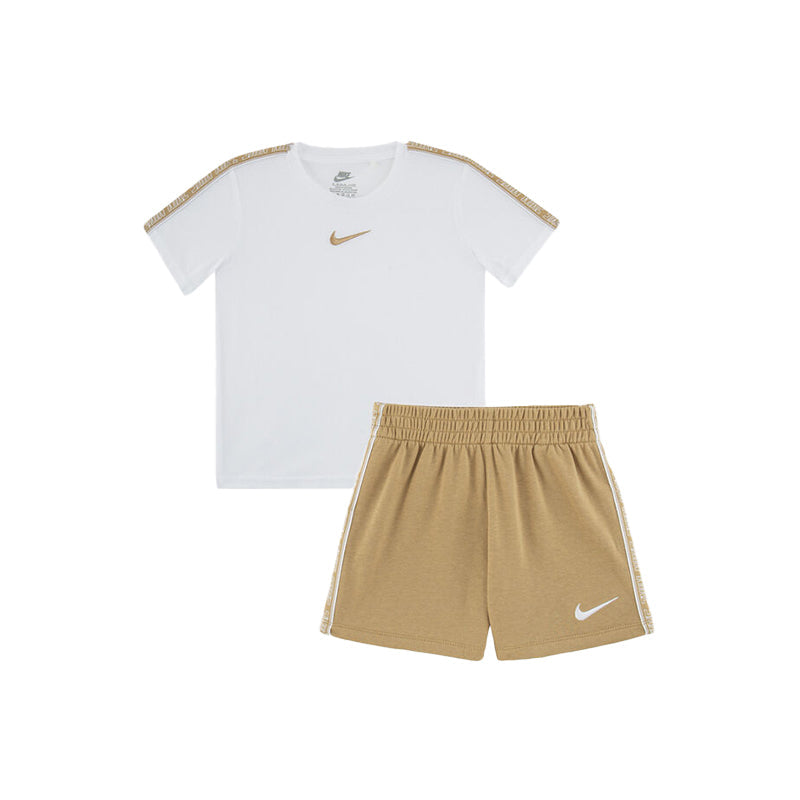Nike NKN Poly Pack Knit Short Set - Parachute Beige