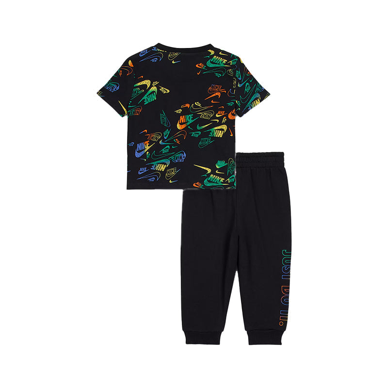 Nike B NSW Reveal AOP Pant Set - Black