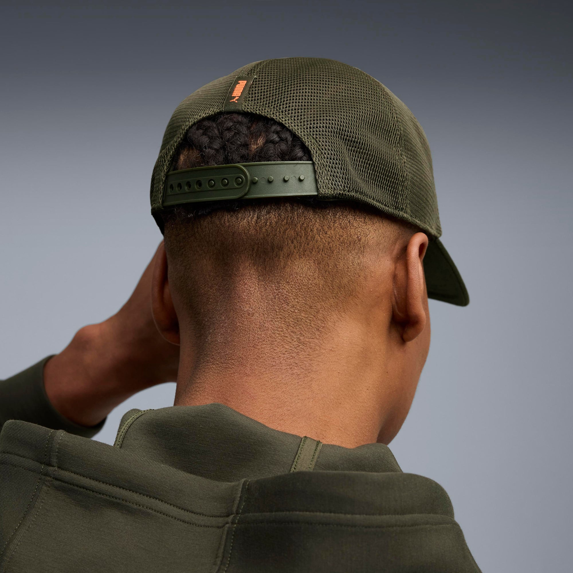 Puma X HYROX Trucker Cap Dark Olive