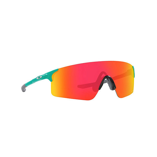 Oakley EVzero Blades Sunglasses Matte Celeste Prizm Ruby