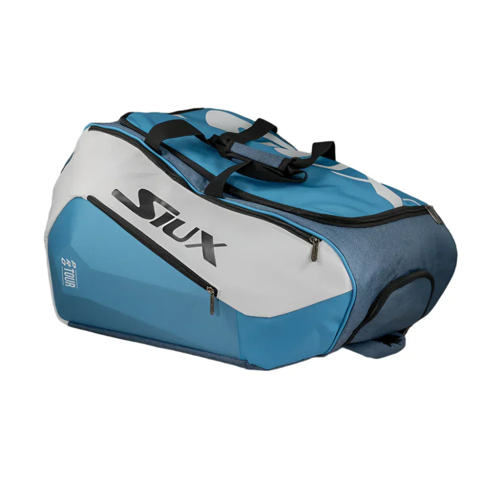 Siux Pro Tour Racket Bag - Blue - Cover