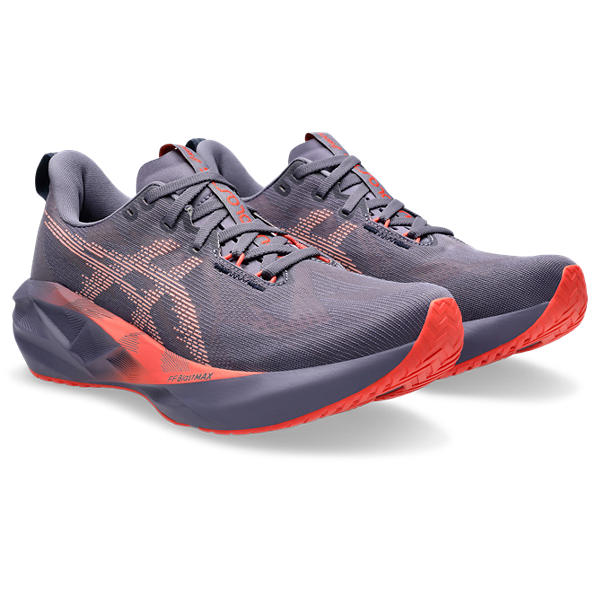 Asics Novablast 5 Greyish Purple/Coral Reef Men