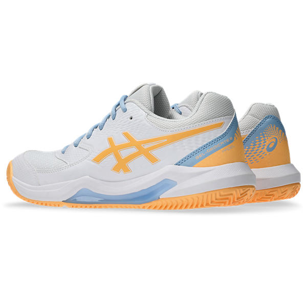 Asics Gel Dedicate 8 Padel White/Orange Glow