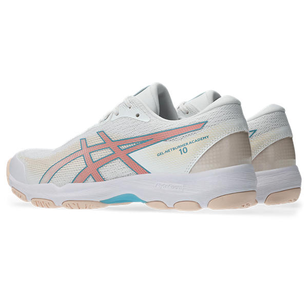 Asics Gel Netburner Academy 10 White/Wild BLossom
