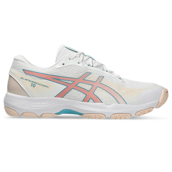 Asics Gel Netburner Academy 10 White/Wild BLossom