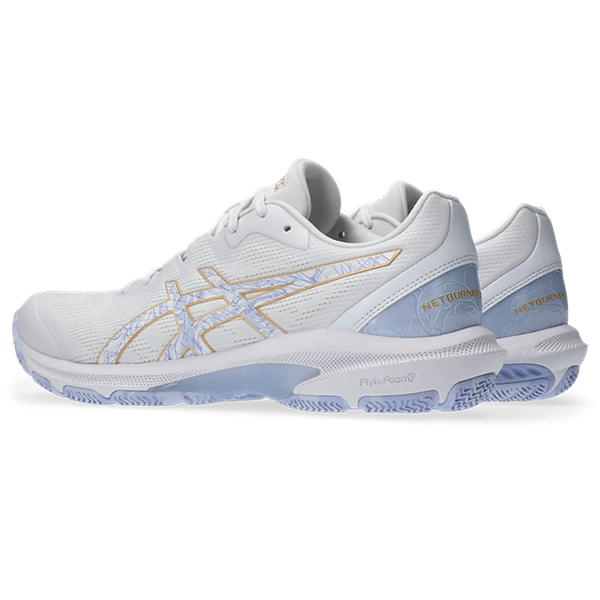 Asics Gel Netburner Shield FF White/Blue Fade