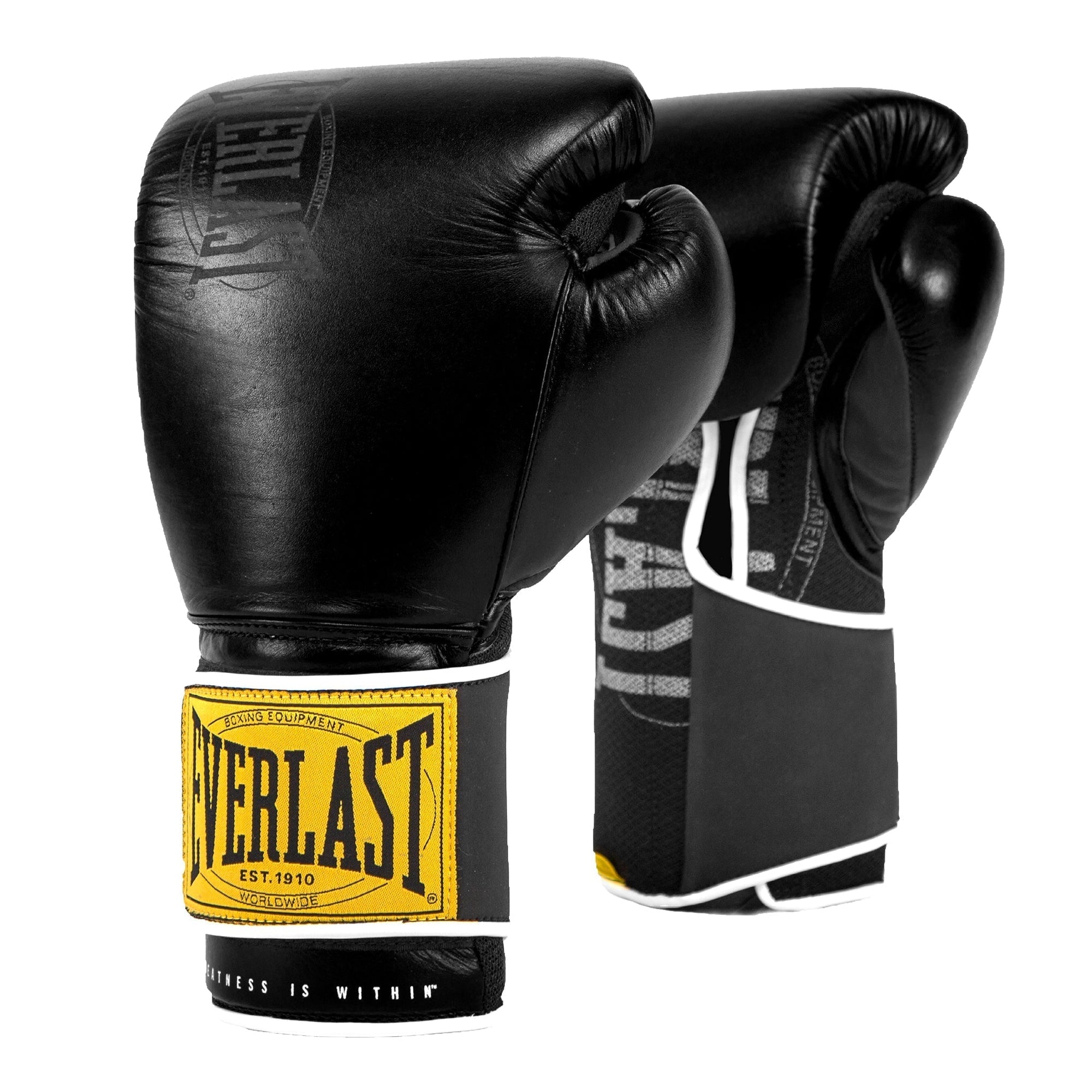1910 CLASSIC LEATHER TRAINING GLOVES - BLACK