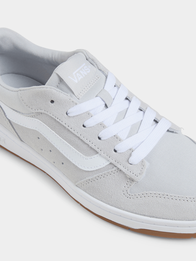 Vans Men's Ryland Grey White Gum Suede Casual Sneakers – Durable Style