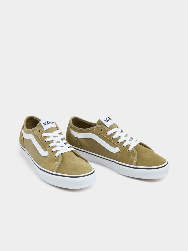 Vans Filmore Decon Men's Olive White Skate Sneakers - Durable & Stylish