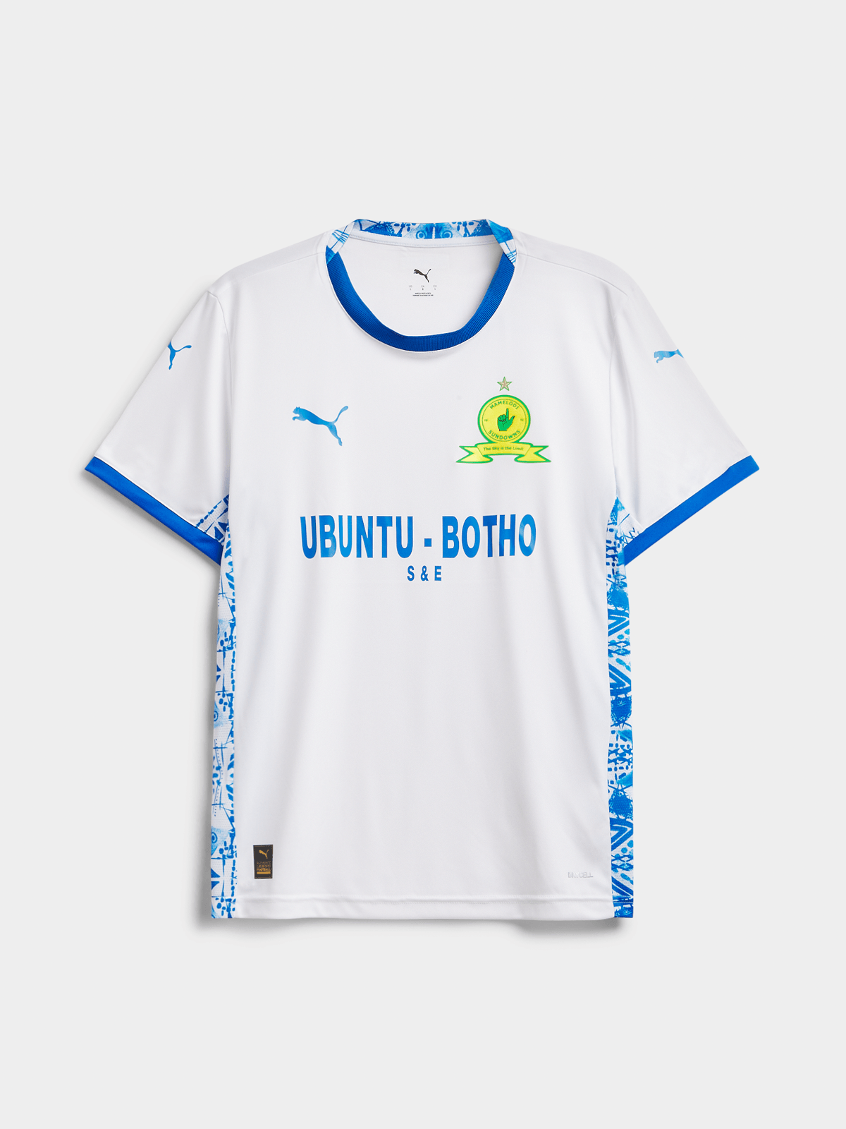Puma Men's Mamelodi Sundowns Away 25/26 White Stadium Replica Jersey