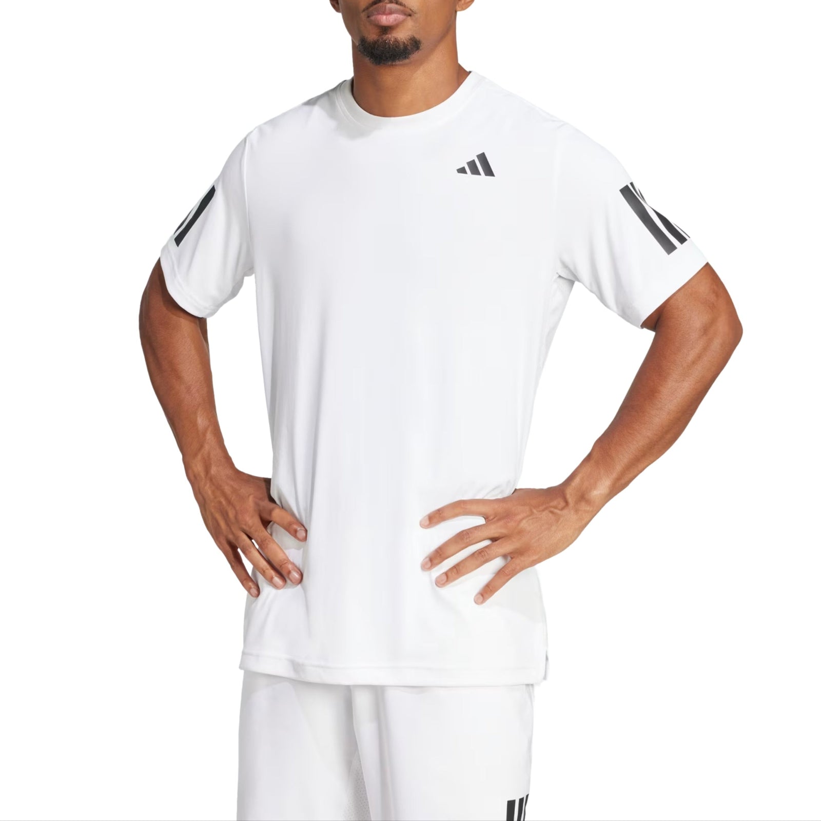 Adidas Club 3-Stripes Climacool Tee - White - Cover