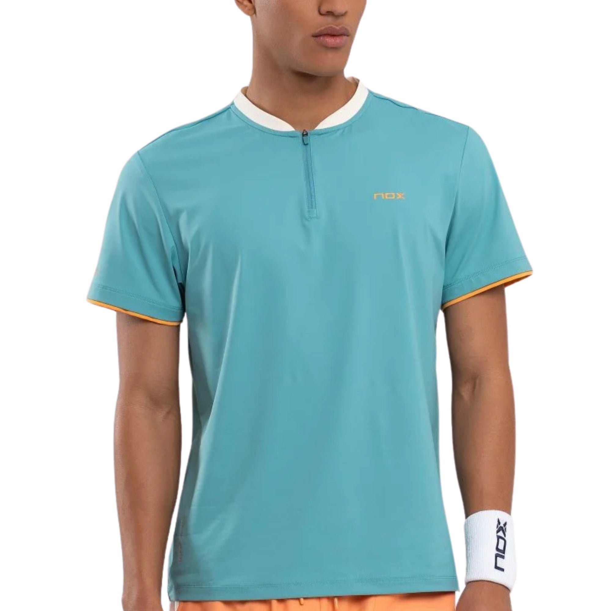 NOX Men's PRO Turquoise Polo Shirt - Cover