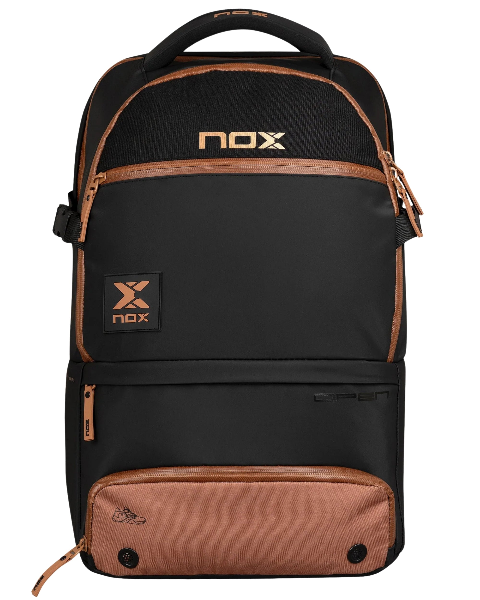 NOX Luxury Open Series Backpack - Black/Brown - Cover