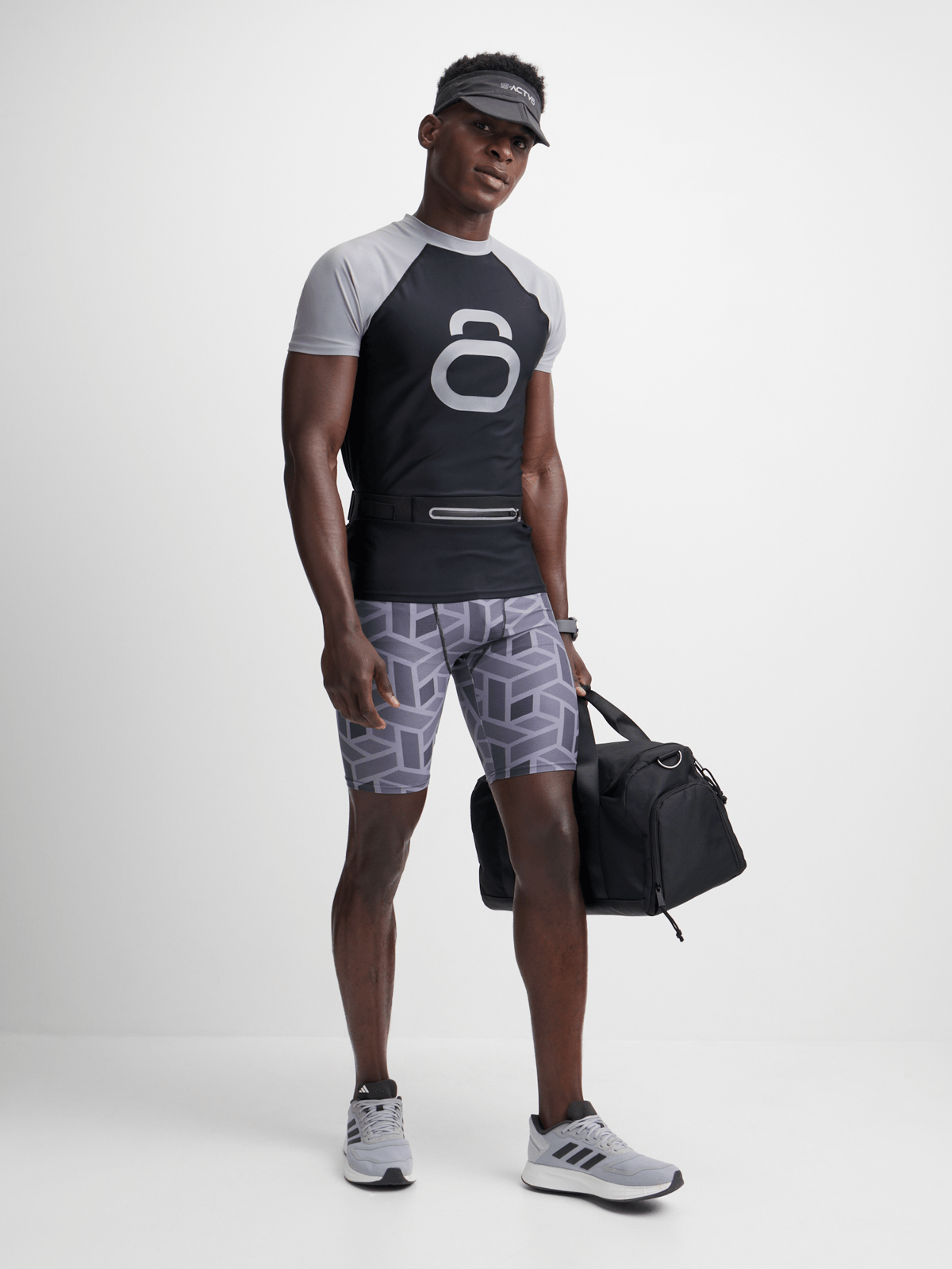 TS KB Men's Quick-Dry Grey/Black Rash Vest: Ultimate UV Protection for Water Sports