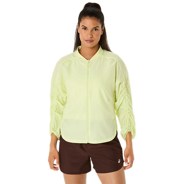 Asics NAGINO Run Adjustable Jacket Huddle Yellow