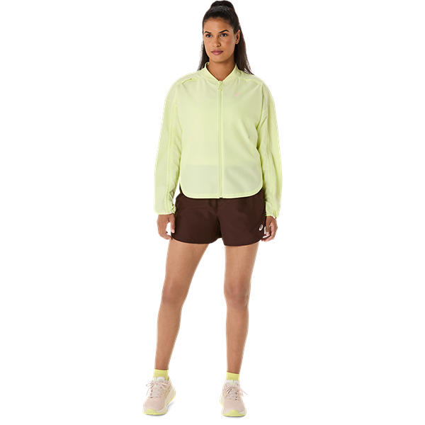 Asics NAGINO Run Adjustable Jacket Huddle Yellow