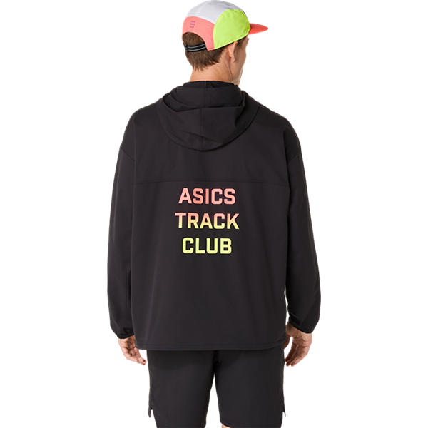Asics Track Club Relaxed Pullover Jacket Performance Black