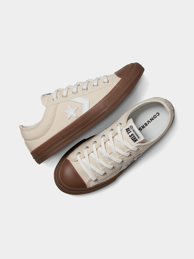Converse Star Player 76 Junior Beige Gum Sneakers - Classic Skate Style
