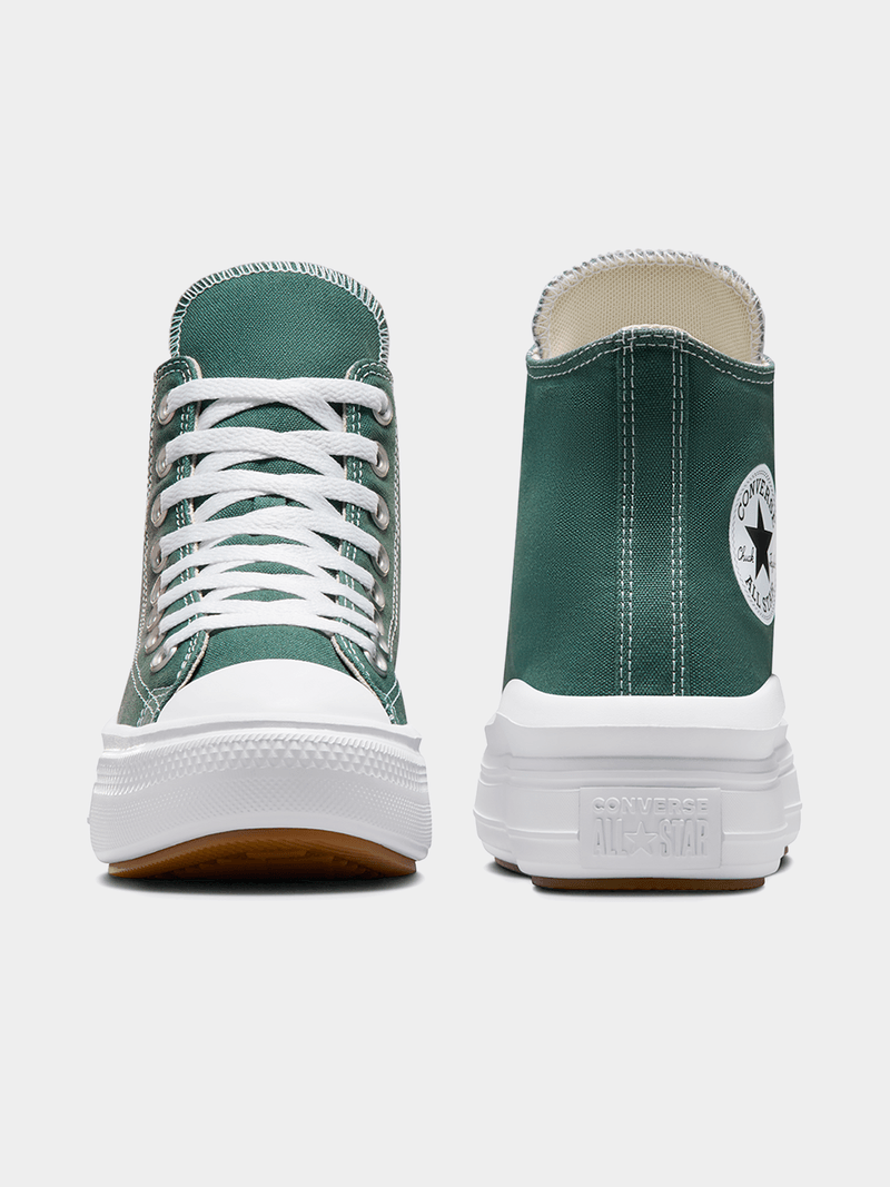 Converse Men's Chuck Taylor All Star Move True Nature Green Platform Sneakers