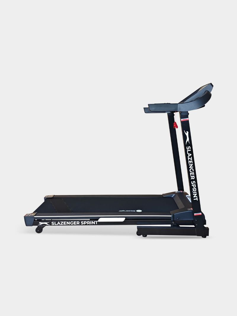 Slazenger Sprint Treadmill: 1.5 HP Motor, 15 Auto Incline, Folding Home Workout