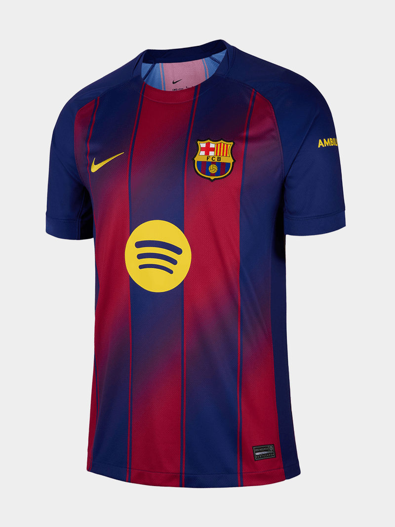 Official Nike FC Barcelona 25/26 Home Stadium Jersey - Dri-FIT Blue & Red Performance