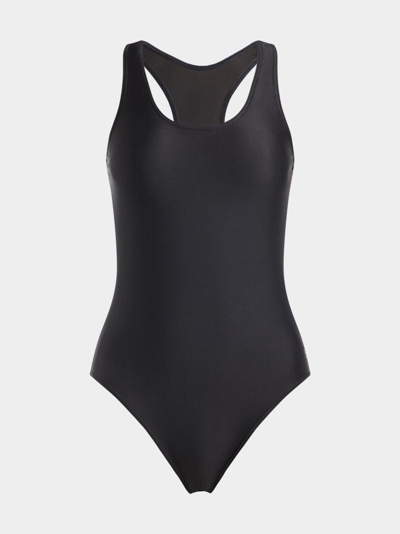 Women's TS KB Performance Racerback One-Piece Swimsuit - Sleek Black Design