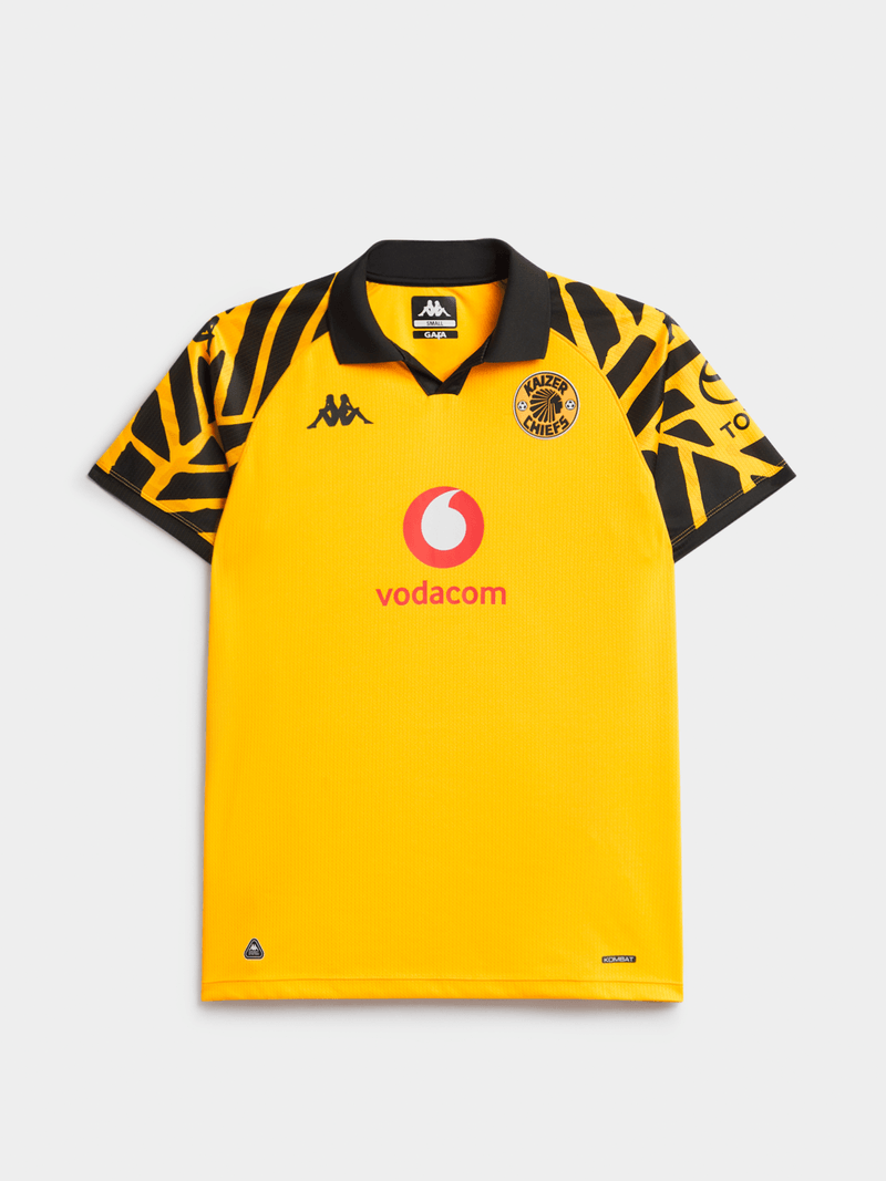 Official Kappa Women's Kaizer Chiefs 25/26 Home Yellow Soccer Jersey Performance