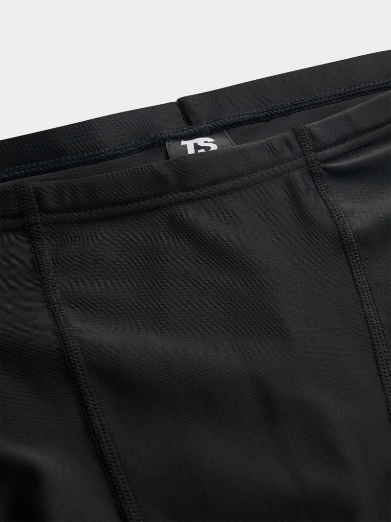 Men's Core Black Performance Swim Jammer: Durable, Flexible, Fast