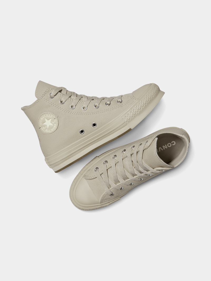 Lightweight EVA Platform Kids' Converse Chuck Taylor All Star Monochrome Sneakers