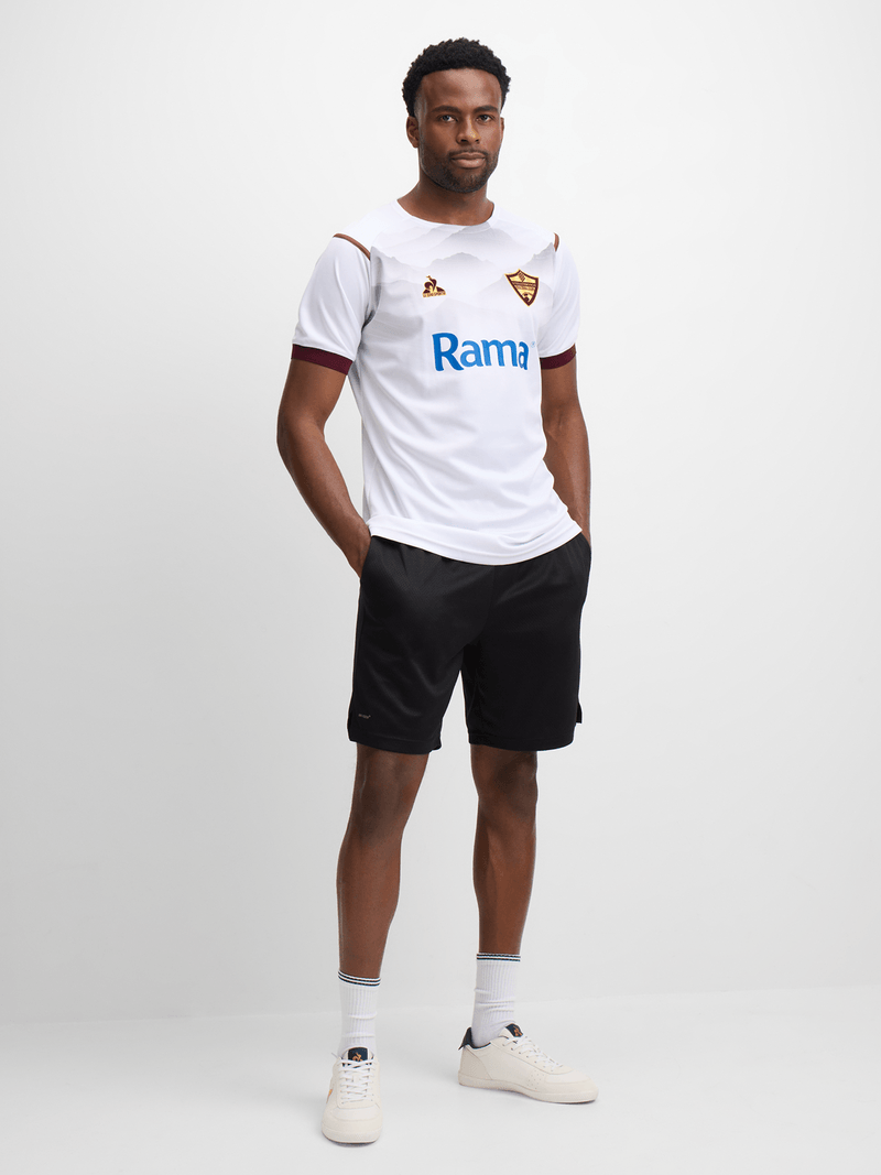 Le Coq Sportif Mens Stellenbosch FC Away 25/26 White Stadium Football Jersey