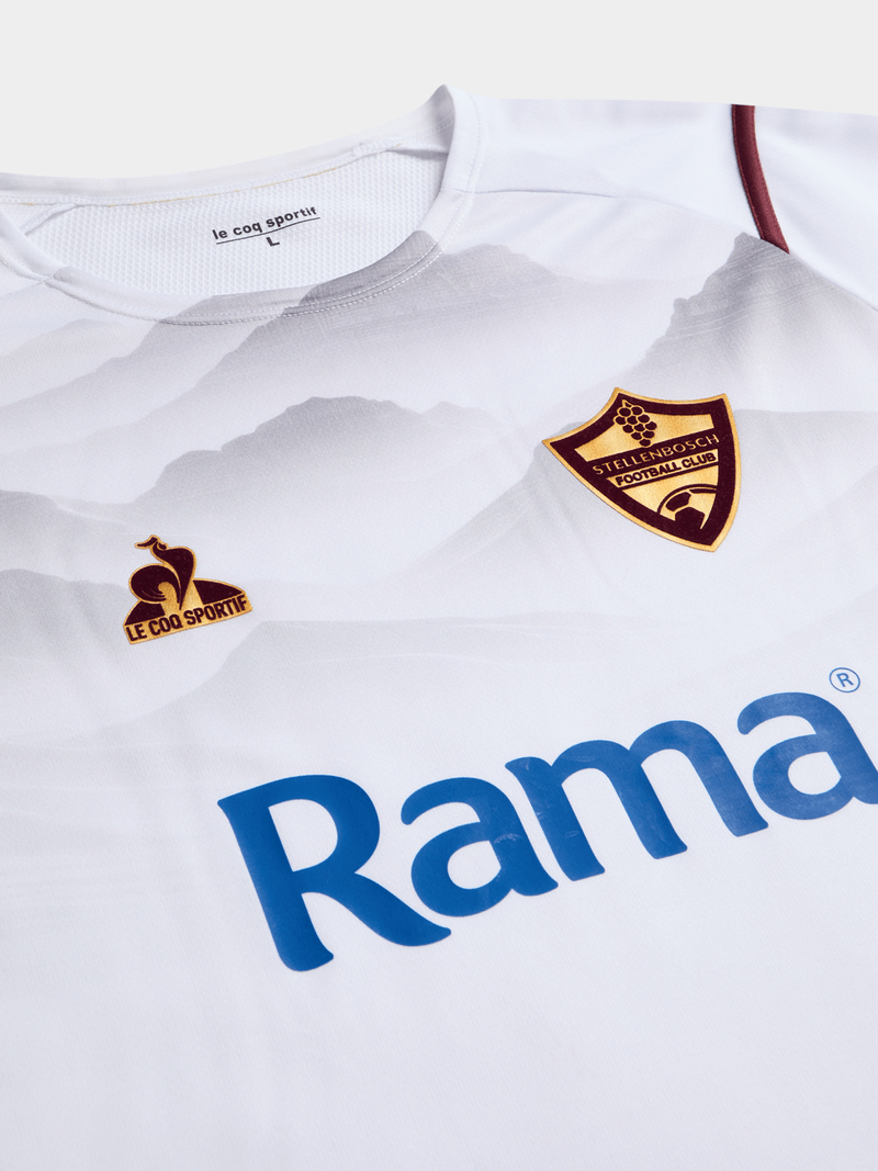 Le Coq Sportif Stellenbosch FC Away 25/26 White Men's Performance Football Jersey