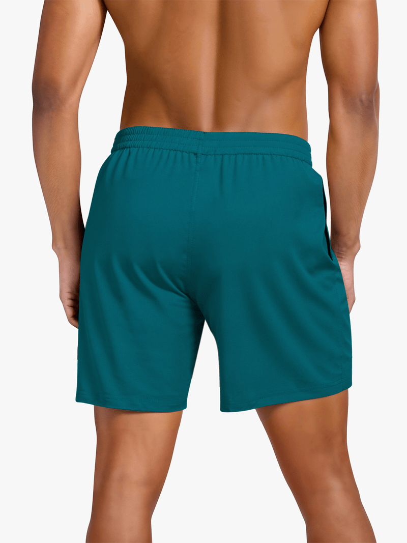 Nike Men's Essential 7-Inch Volley Swim Shorts - Quick-Dry Green Abyss