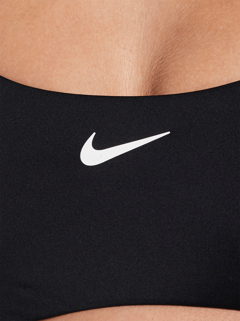 Nike Women's Essential Bralette Bikini Set - Flexible, Durable, Black Swimwear