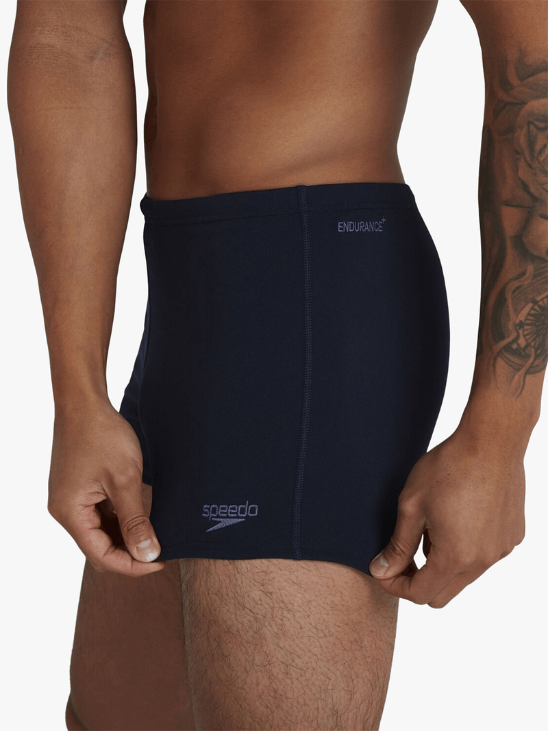 Speedo Men's Essential Endurance+ True Navy Aquashorts for Pool Training