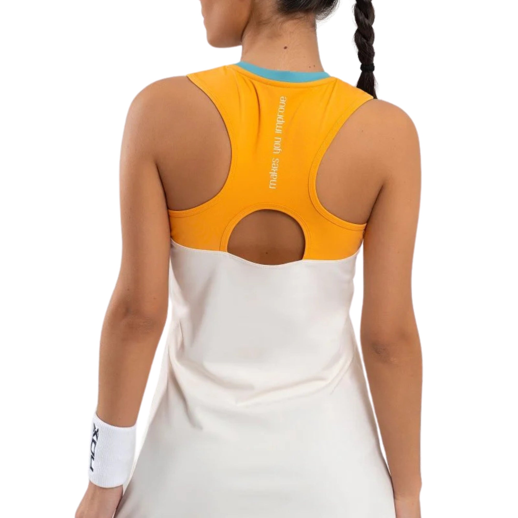 NOX Women's PRO Vanilla Ice Dress - With Tights - Back
