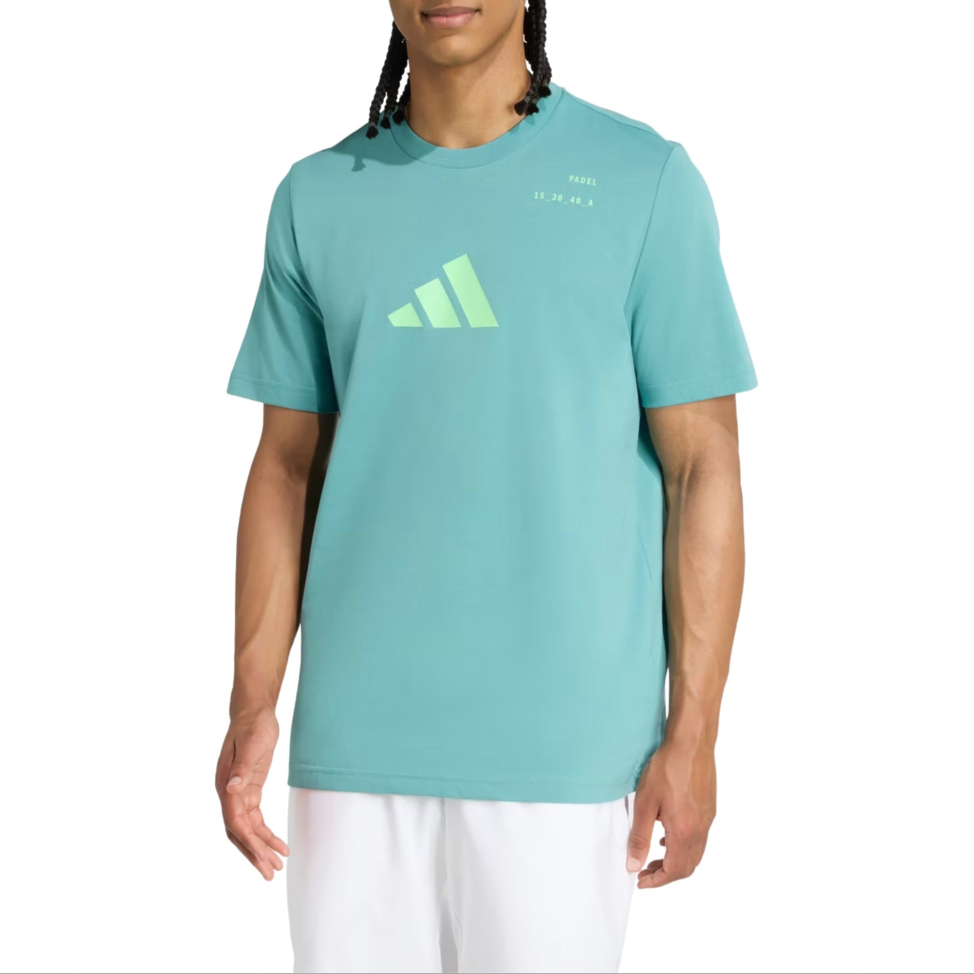 Adidas Padel Category Graphic Tee Teal - Cover