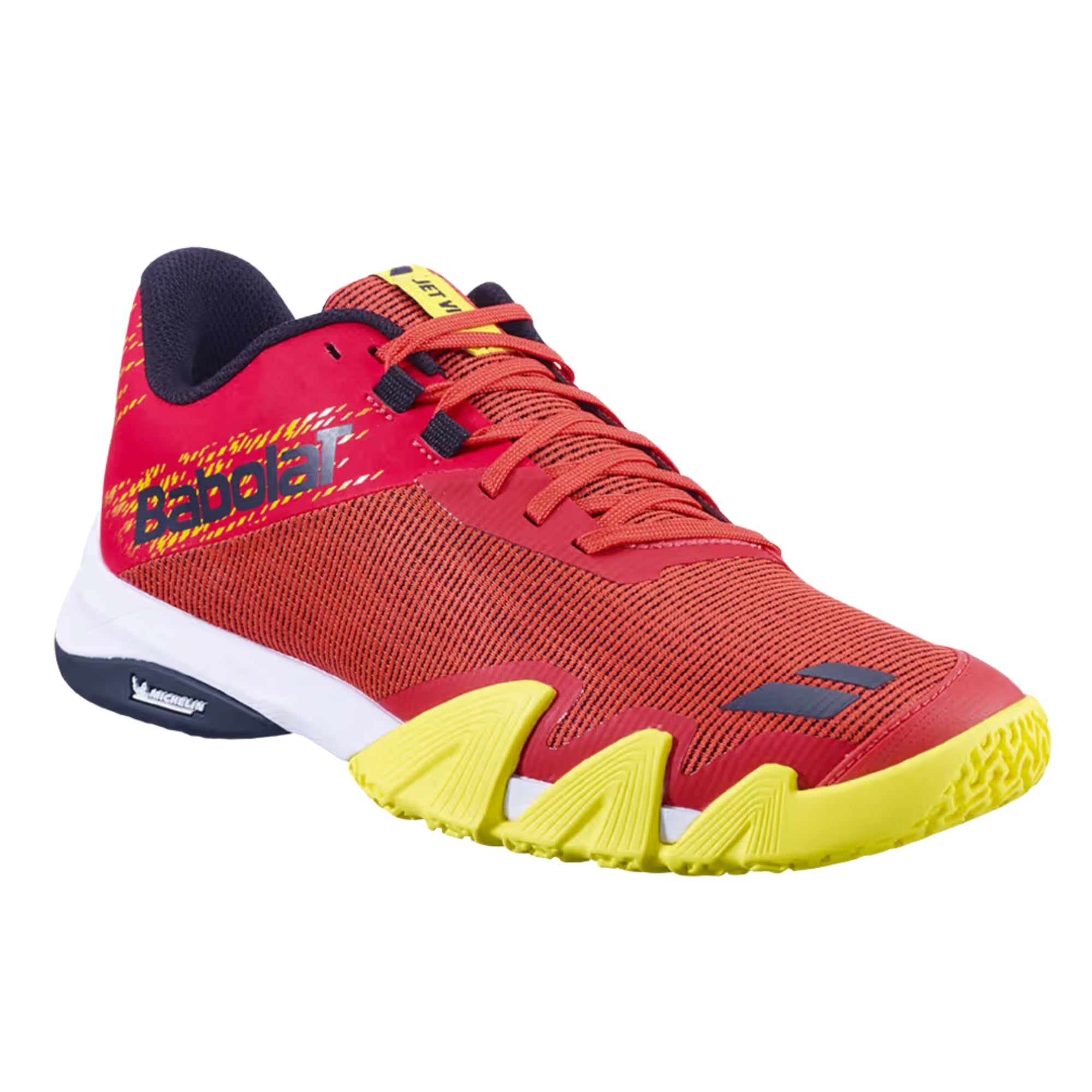 Babolat Jet Viva Padel Shoes - Red - Left