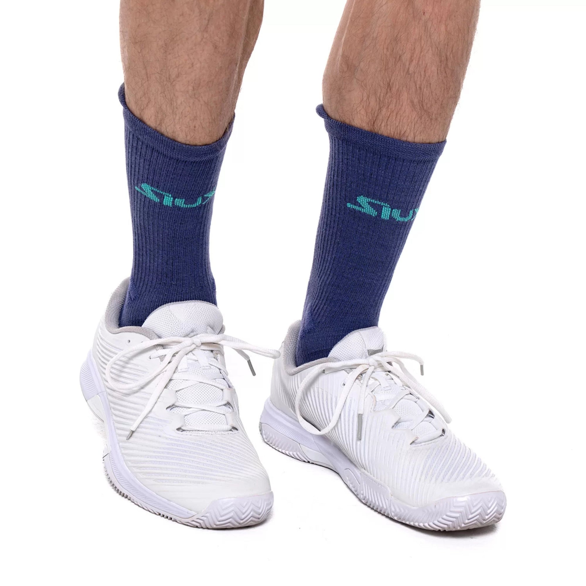 Siux Reveal High Socks - Navy & White