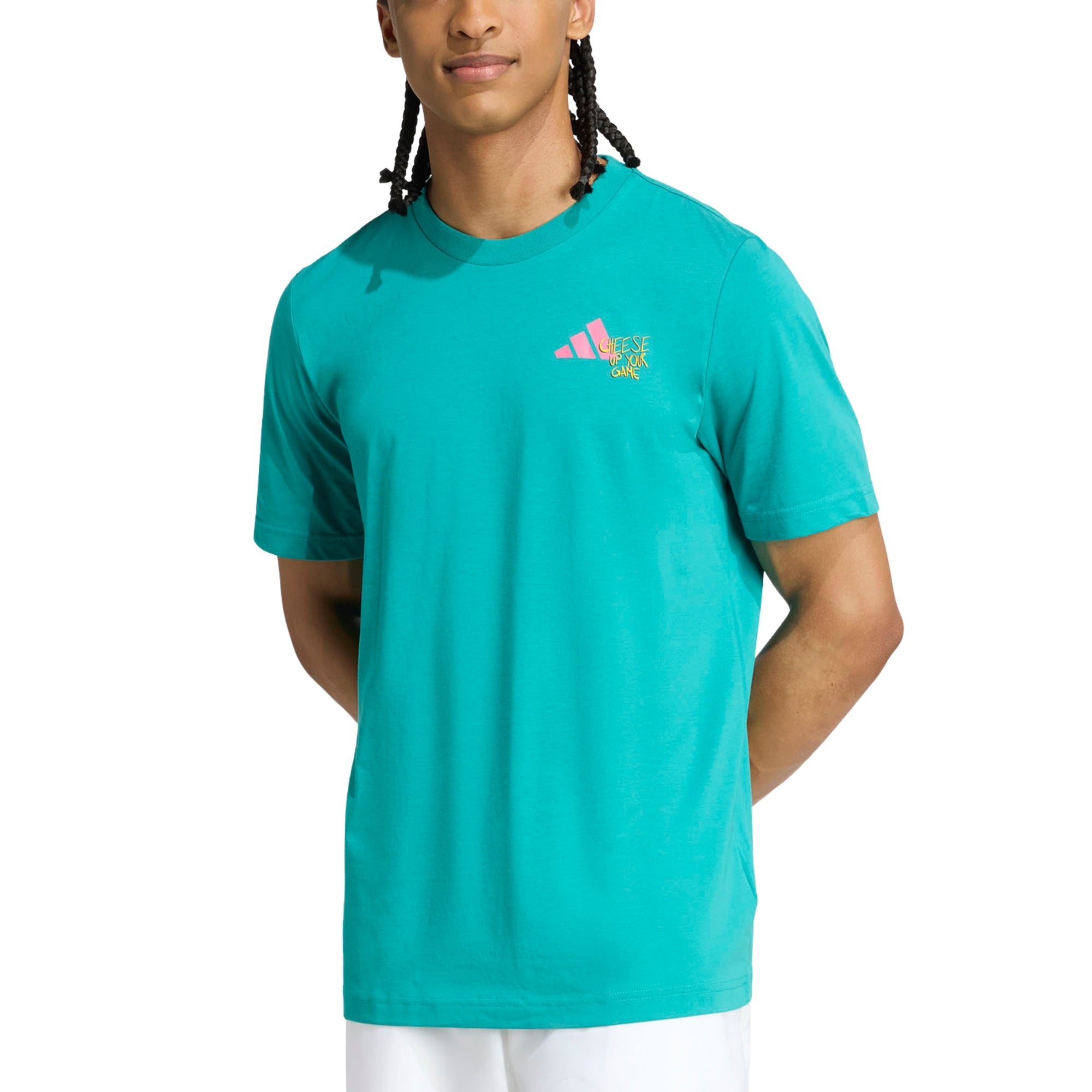Adidas Padel Category Graphic Tee - Pure Teal - Cover