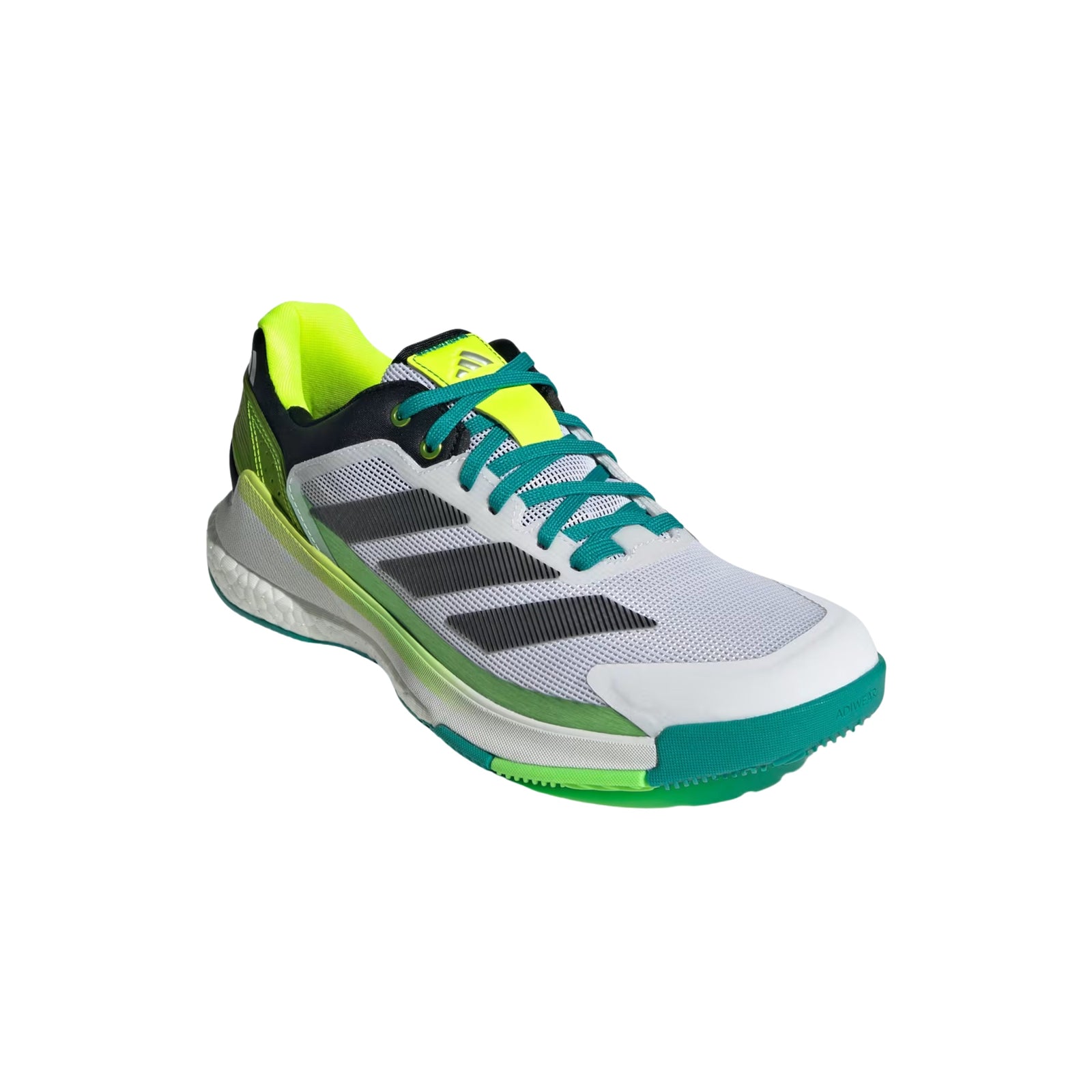 Adidas Crazyquick Boost Padel Shoes - White/Green - Cover