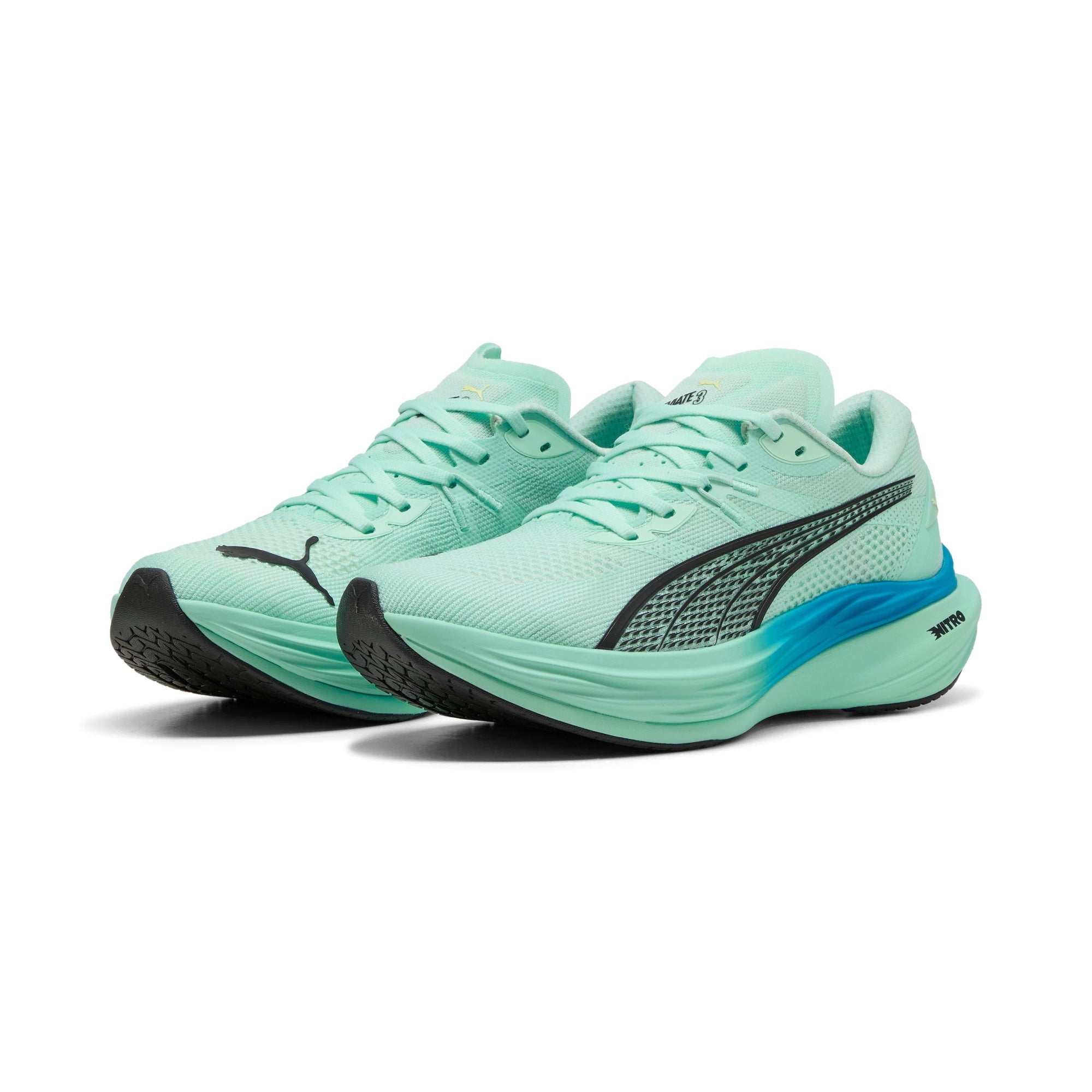 Puma Deviate NITRO 3 Mint Melt-Speed Blue Men