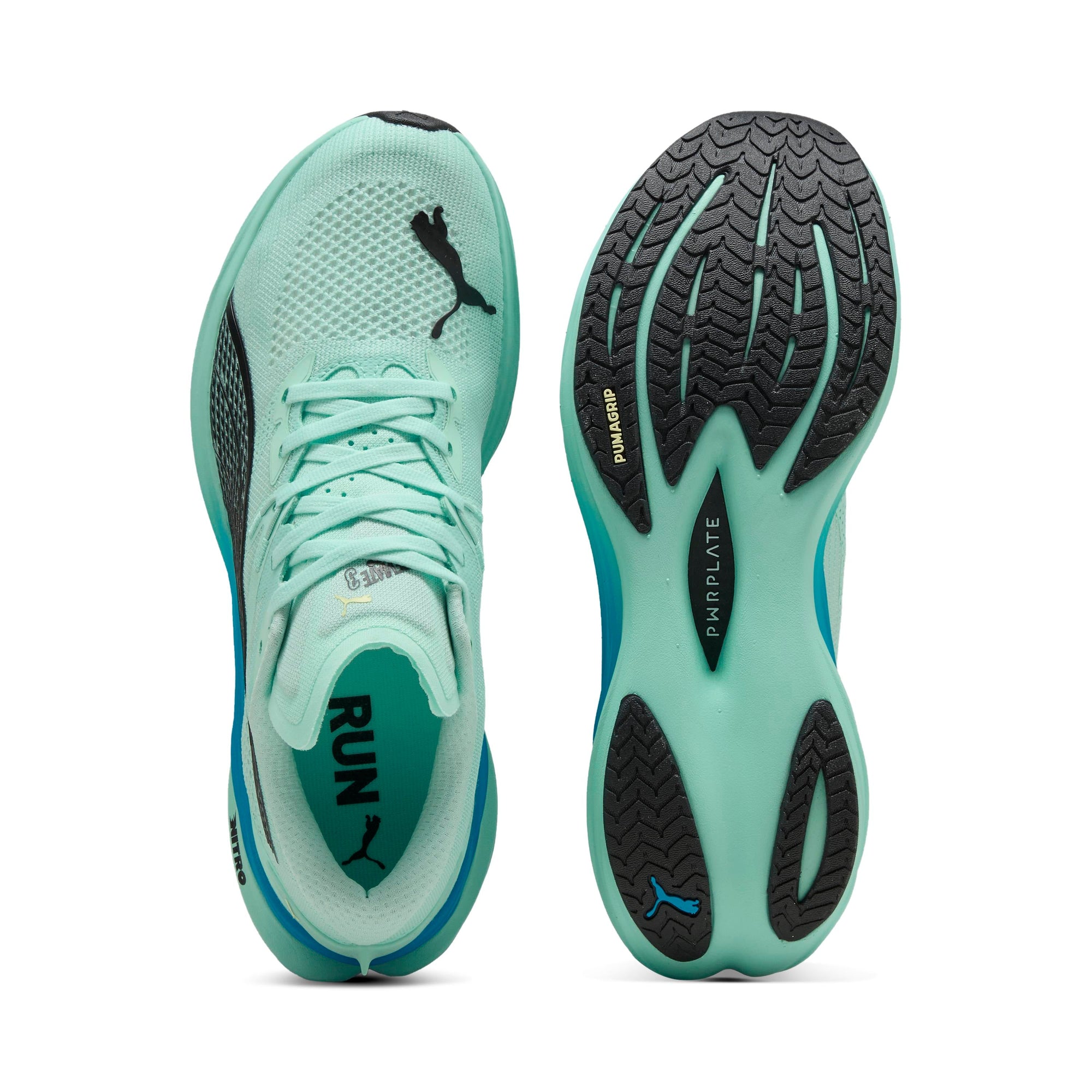 Puma Deviate NITRO 3 Mint Melt-Speed Blue Men