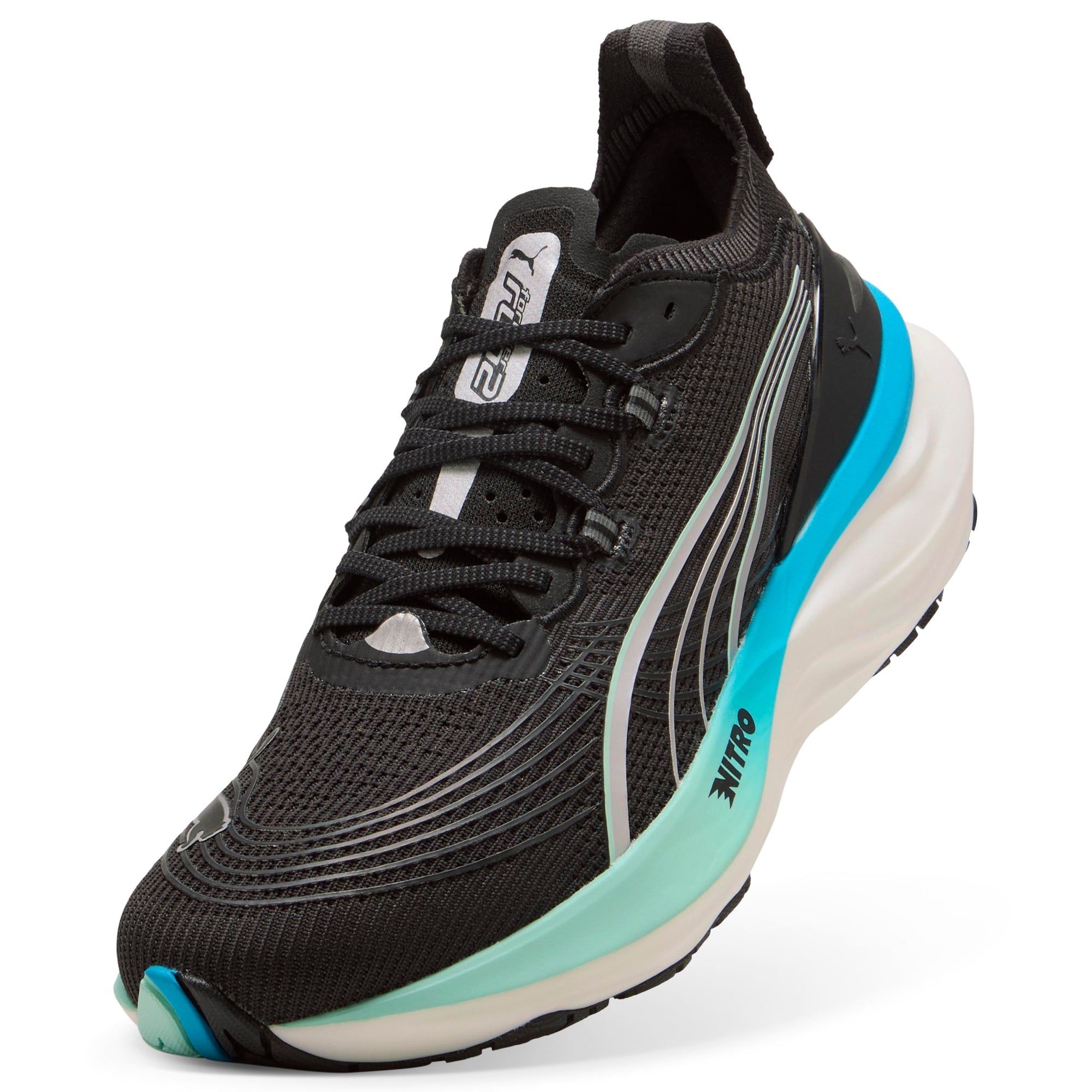 Puma ForeverRun NITRO 2 Black- Speed Blue