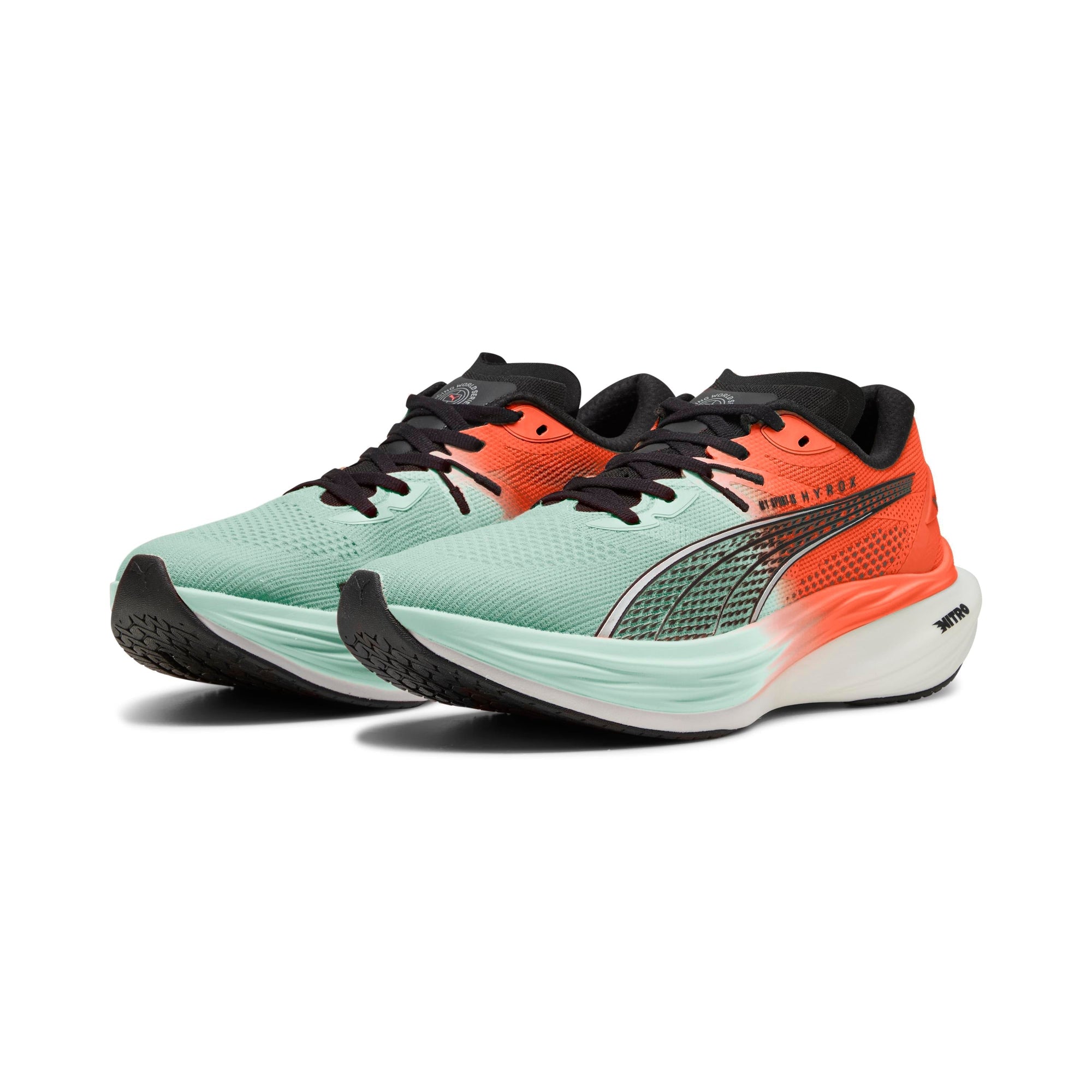 Puma Deviate NITRO 3 HYROX AH58 Glowing Red-Mint Melt Men
