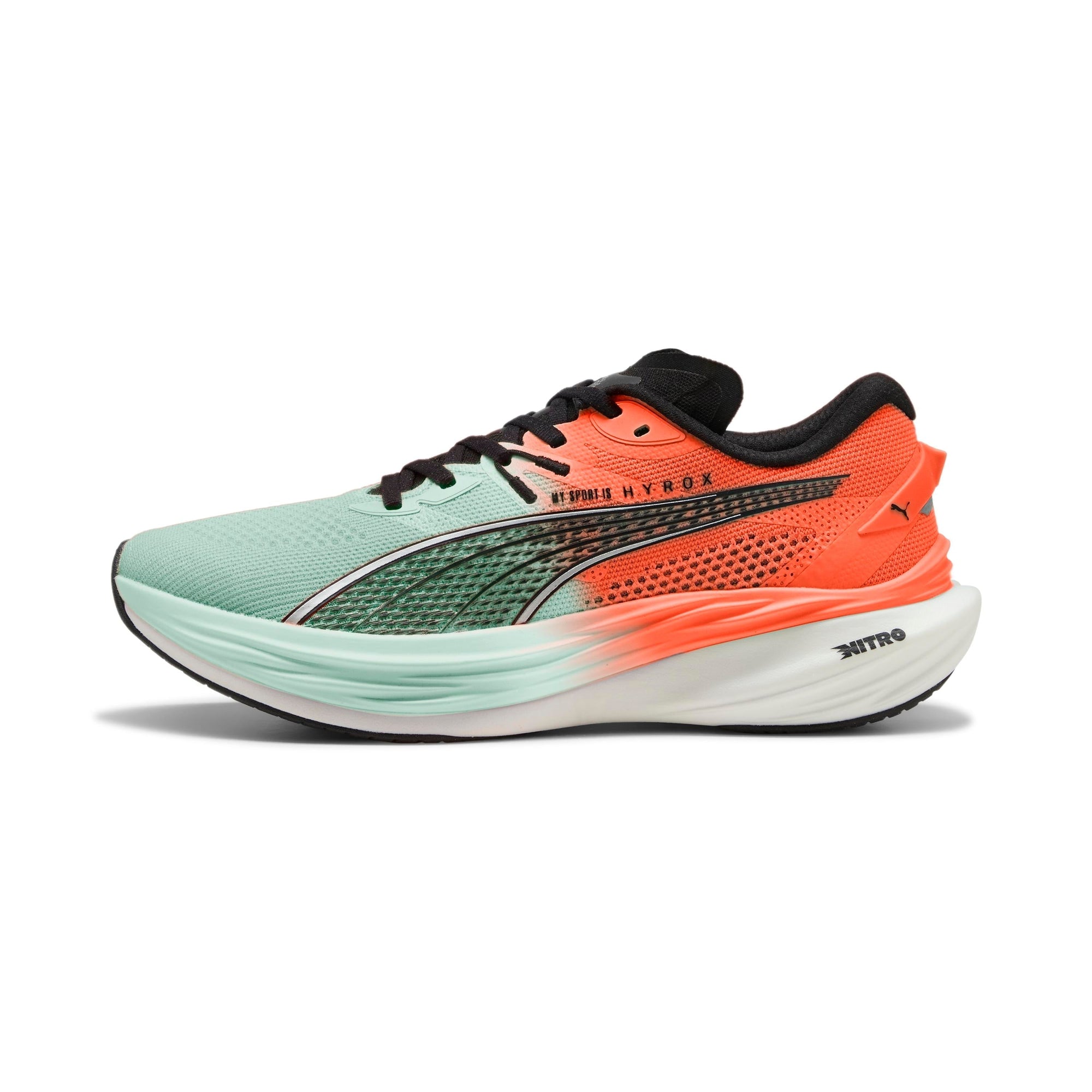 Puma Deviate NITRO 3 HYROX AH25 Mint Melt-Glowing Red Women