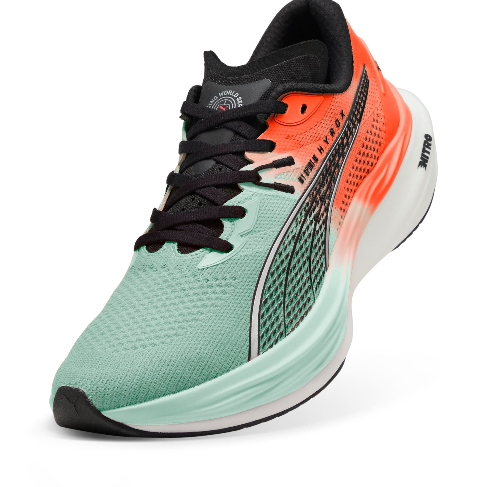 Puma Deviate NITRO 3 HYROX AH58 Glowing Red-Mint Melt Men