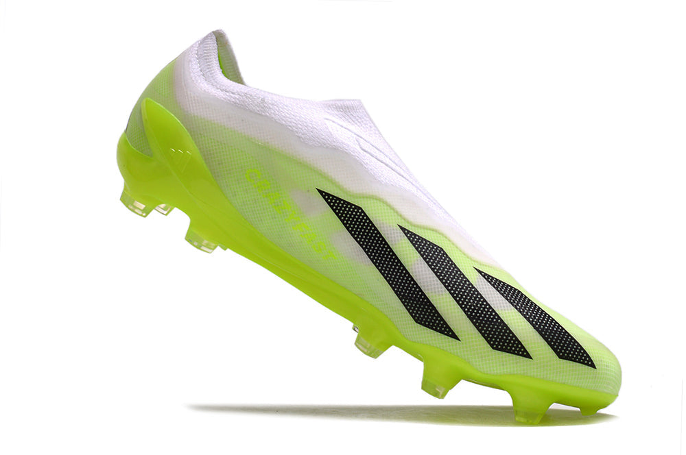 X CRAZYFAST INJECTION.1 LACELESS FG Cloud White / Core Black / Lucid Lemon