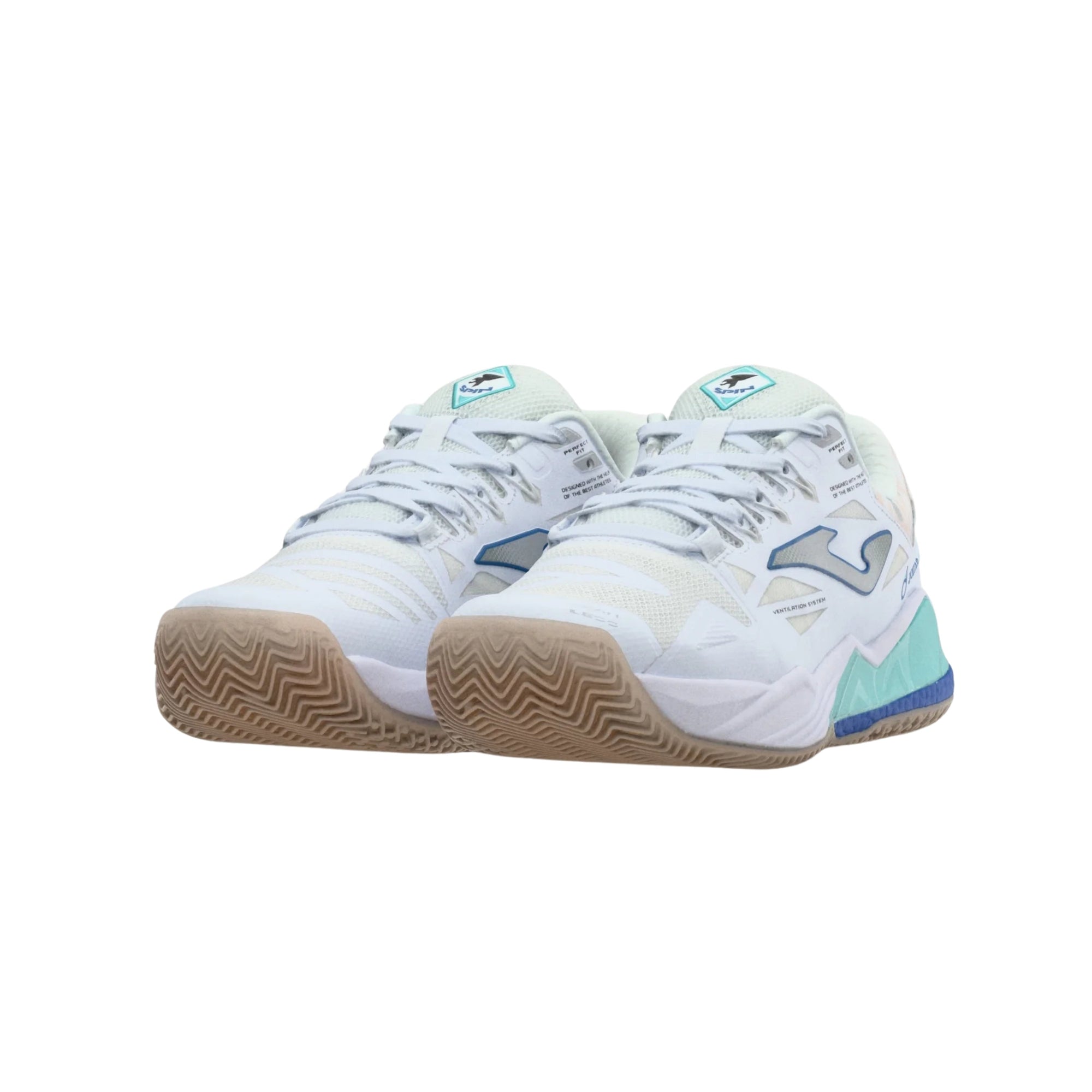 Joma SPIN Lady 2532 Padel Shoe - White - Front